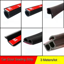 3 м/лот, прокладка для уплотнения двери автомобиля, анти-Пылезащитная Звукоизоляционная прокладка, большой D Z P B Тип, шумоизоляция, товары, аксессуары для салона автомобиля