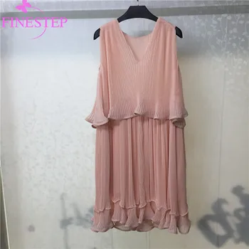 

Women'S Spaghetti Strap Dress 2018 High Quality Sleeveless Dress Office Lady Fashion V-Neck Party Silk Dresses For Women