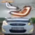 JAZZ TIGRE Giallo Funzione di Indicatori di Direzione 12 V Auto DRL LED Daytime Corsa e Jogging Luce Della Lampada Della Nebbia Per Hyundai Accent Solaris 2010-2013
