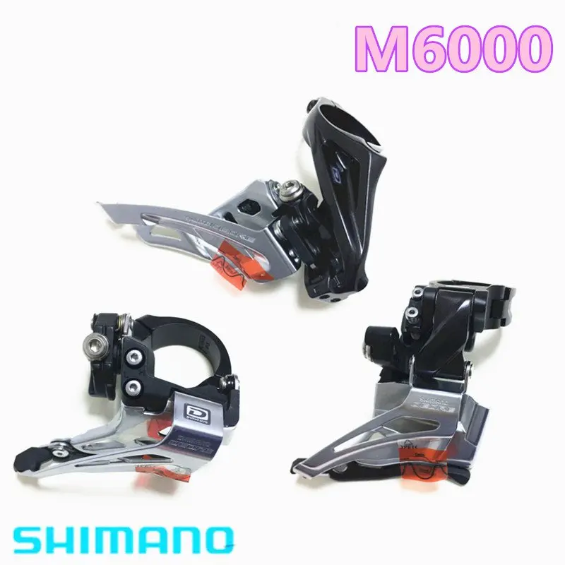 Shimano Deore FD-M6000 M6025 10-скоростной велосипедный передний переключатель 10 20 30s боковой-выдвижной-поворотный велосипедный переключатель