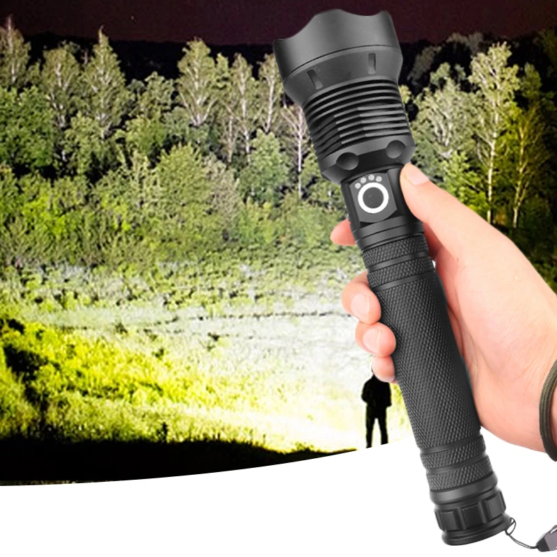 

Litwod Z90+1282 50000lm high powerful Tactical LED flashlight torch light CREE XHP70.2 18650 26650 rechargeable Battery Lantern