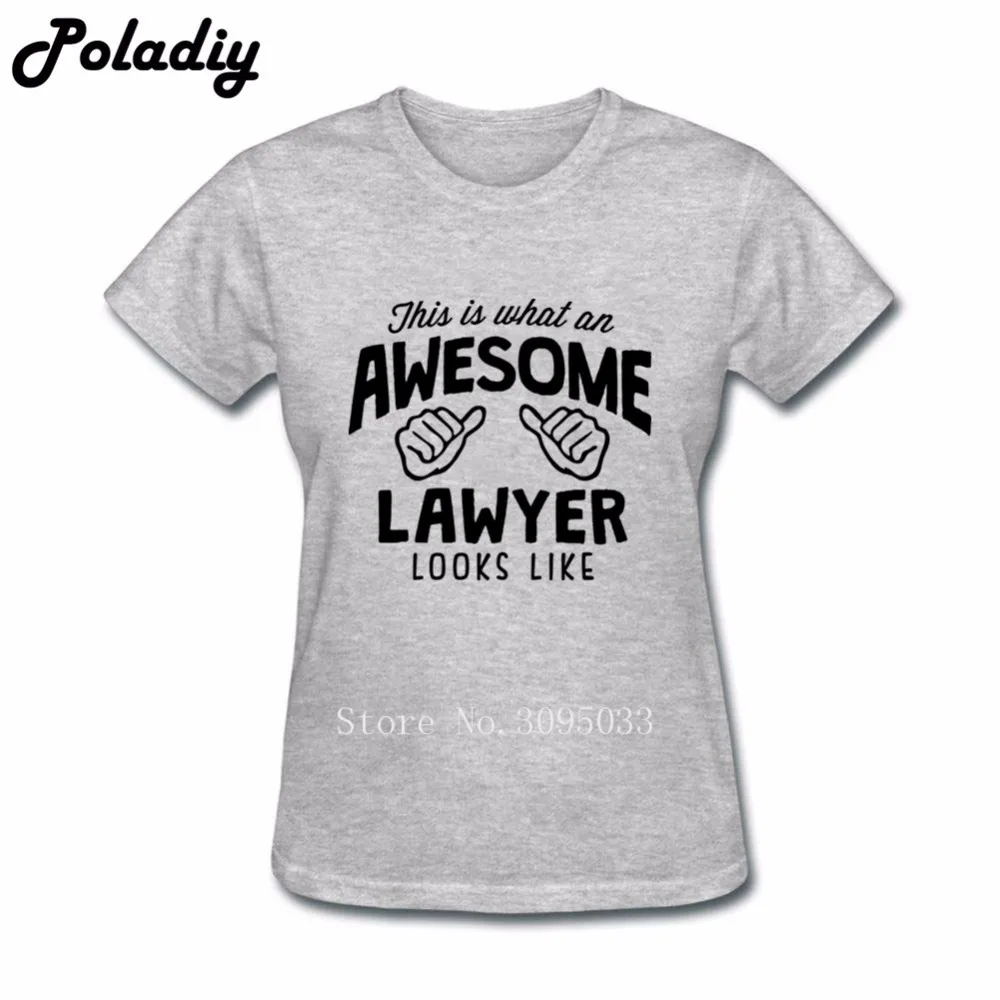 

Awesome Lawyer WOMENS T-SHIRT Mothers Day Legal Solicitor Law Student Funny Kawaii Female Casual T Shirts Women Tops Tees