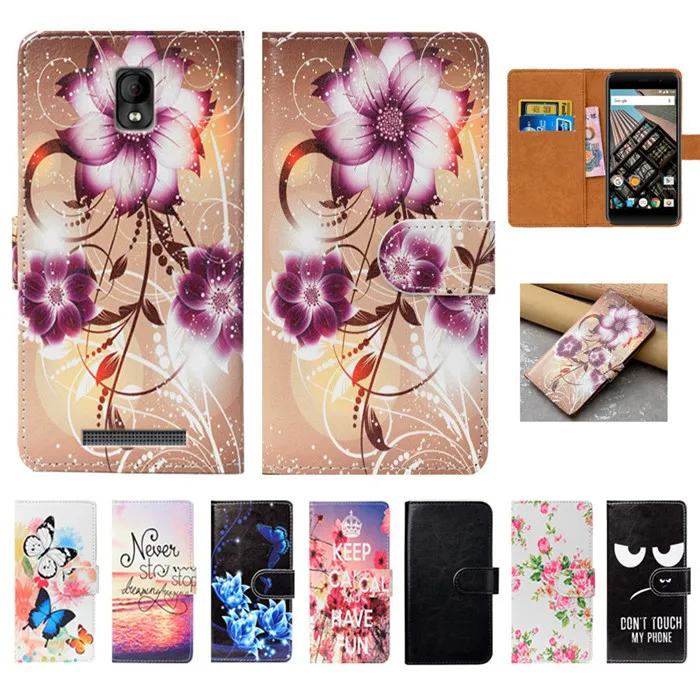

For Vertex Impress Bear Case High Quality Pu Leather 5.0" Print Flip Wallet Case Back Cover For Vertex Impress Bear Book Case