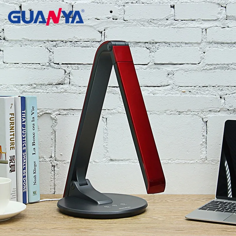 

GUANYA 8W Dimmable LED Desk Lamp Light Touch Switch Folding Eye Protection LED Table Light Lamp Office Reading Light Lamp