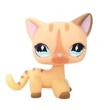 Real original font b pet b font shop lps toys standing 886 short hair cat cream