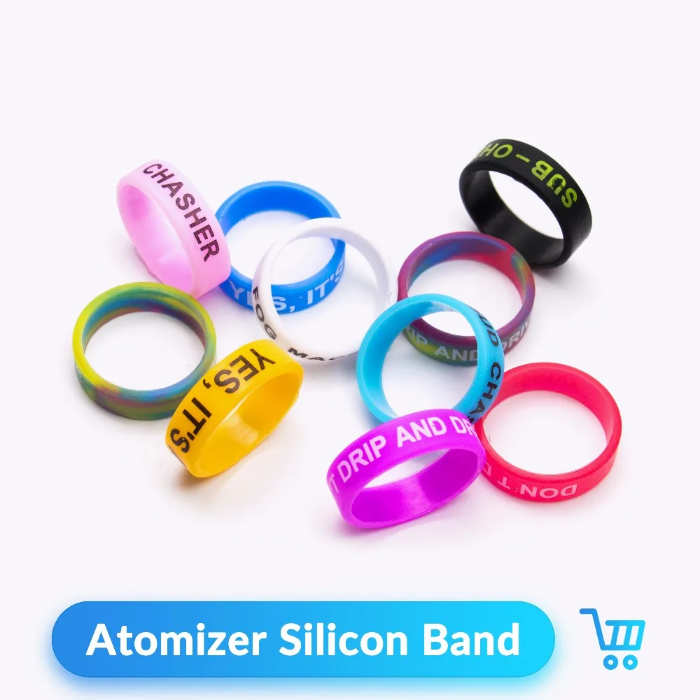 10 шт. силиконовые аксессуары для электронных сигарет RDTA Tank Atomizer|atomizer ring|silicone