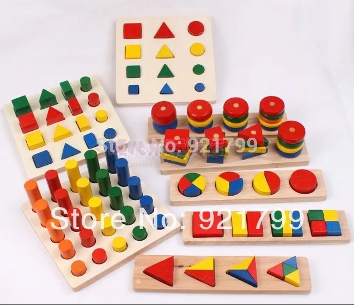 

Hot Montessori 8Sets of Baby Perception Training Early Childhood Development Parenting Props Baby Early Learning Toys