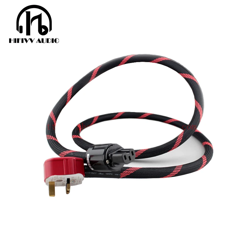 Hifivv audio Hifi Audio Power Cable Power Cord with British Standard