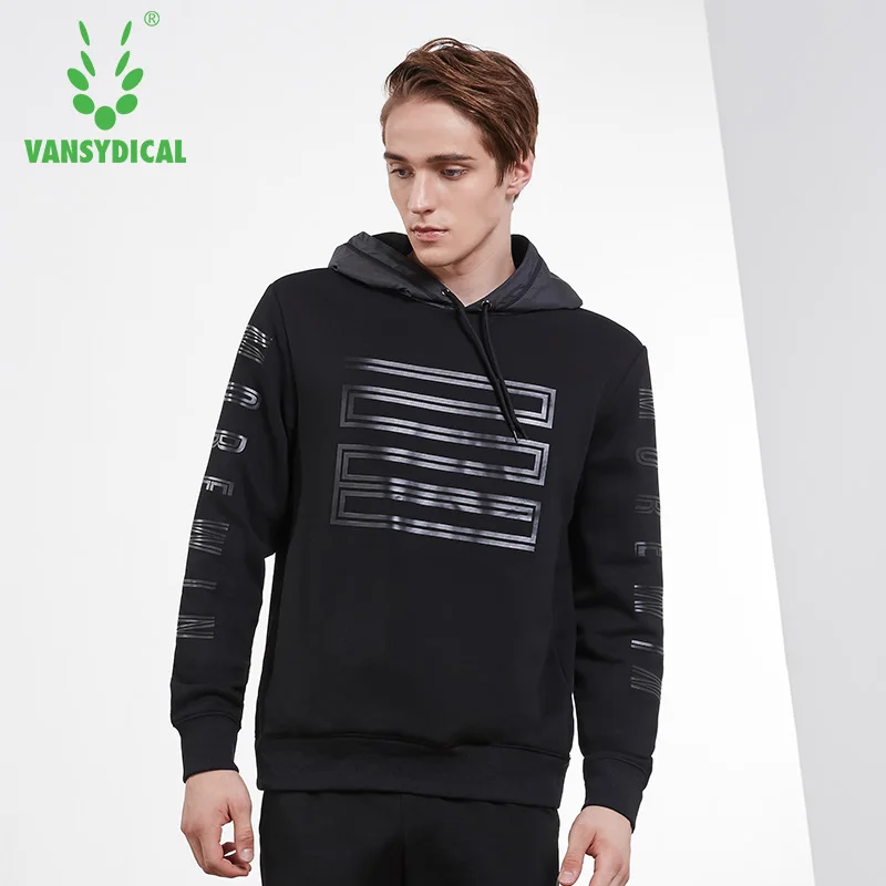 Vansydical осенне зимний спортивный свитер толстовки мужская верхняя одежда с