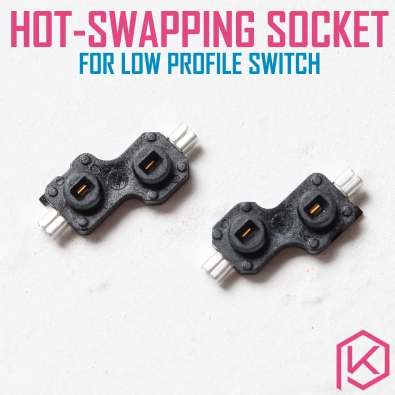

Kailh hot swapping pcb sockets for choc kailh low profile switches for xd75 series smd socket 1pcs