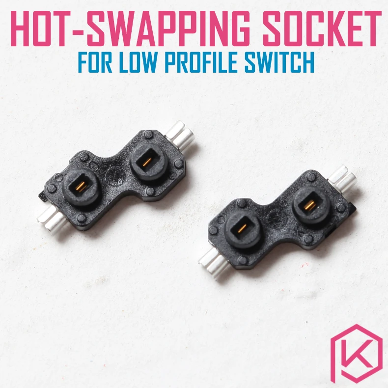 Kailh Hot Swapping Pcb Sockets For Choc Kailh Low Profile Switches For Xd75 Series Smd Socket