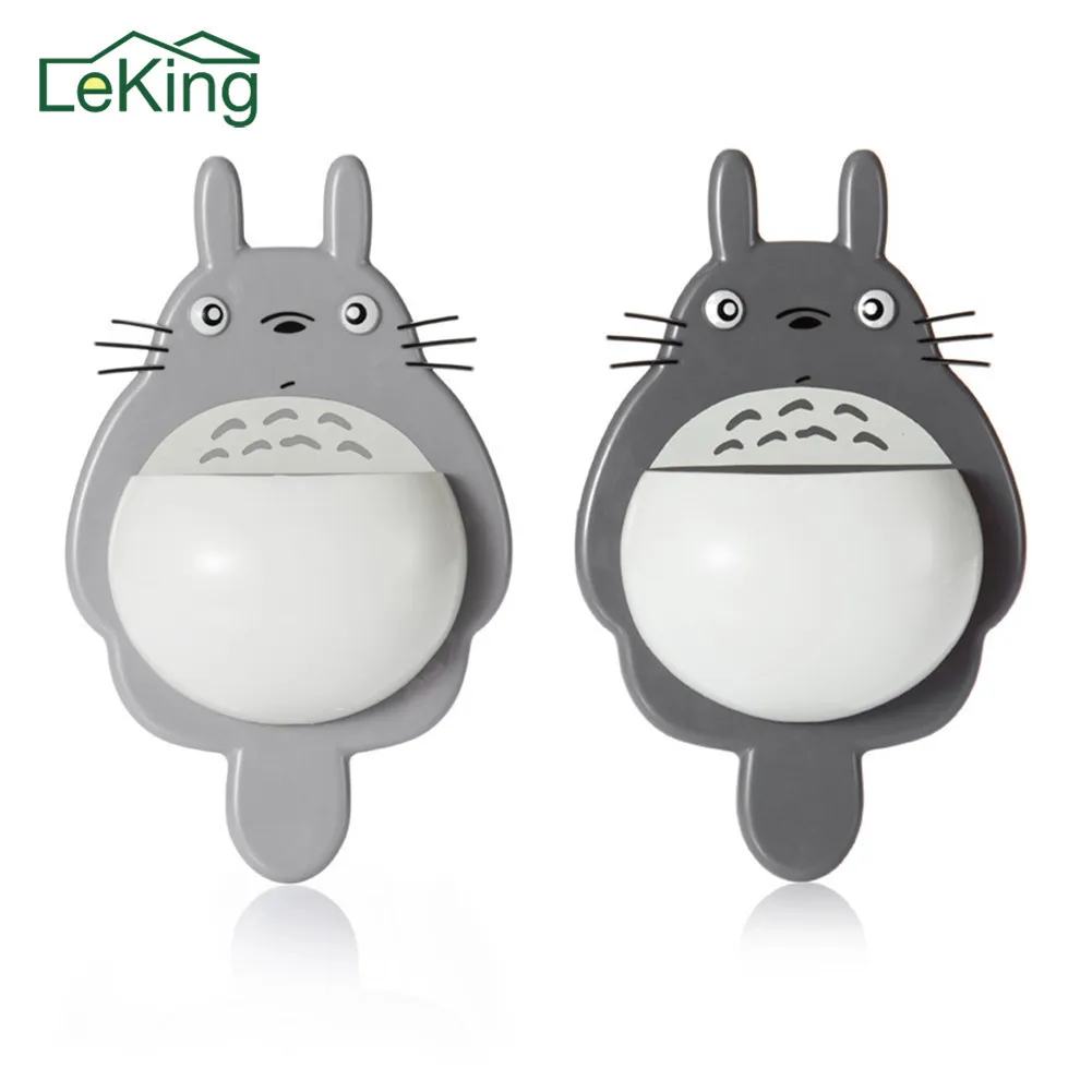 

Cute Cartoons Sucker Toothbrush Holder Wall Suction Hook Tooth Brush Holder Home Decor For Kids Bathroom Accessories