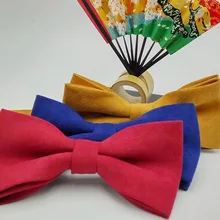 Мужские однотонные галстуки-бабочки из вельвета для взрослых, смокинг-бабочки, жаккардовый галстук-бабочка, 100 шт