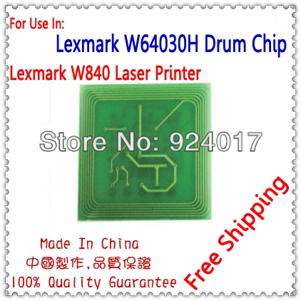 

Compatible Lexmark W840 W840DN W840N Drum Chip,For Lexmark W84030H Drum Unit Chip,For Lexmark Copier Drum Chip W 840 Drum Chip
