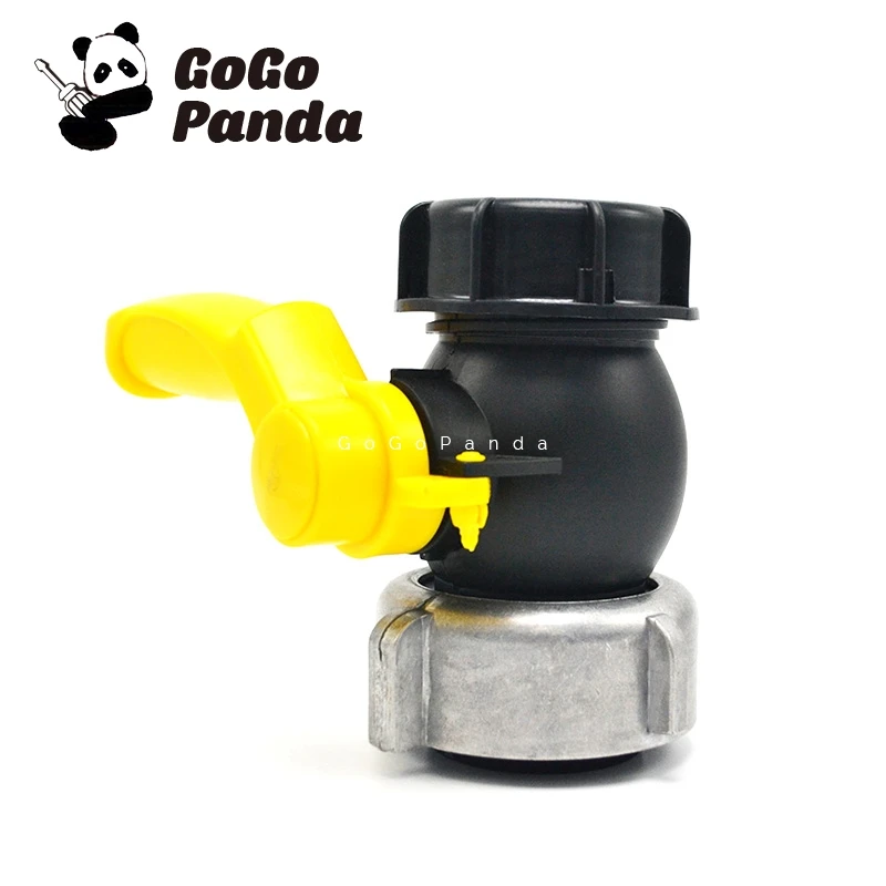 

IBC Water Tank Outlet Square Thread 62mm 75mm Screwable Ball Valve Square / Coarse Thread