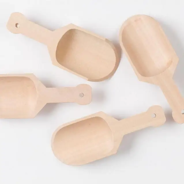 Larger size Wooden spoon Disposable Utensils,Ice Cream Kids Birthday