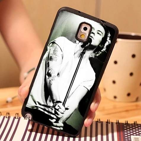 Classic fashion Harry Styles Soft TPU Skin Mobile Phone Cases For Samsung S3 S4 S5 S6 S6edge Note 2 3 4 5 Cover |