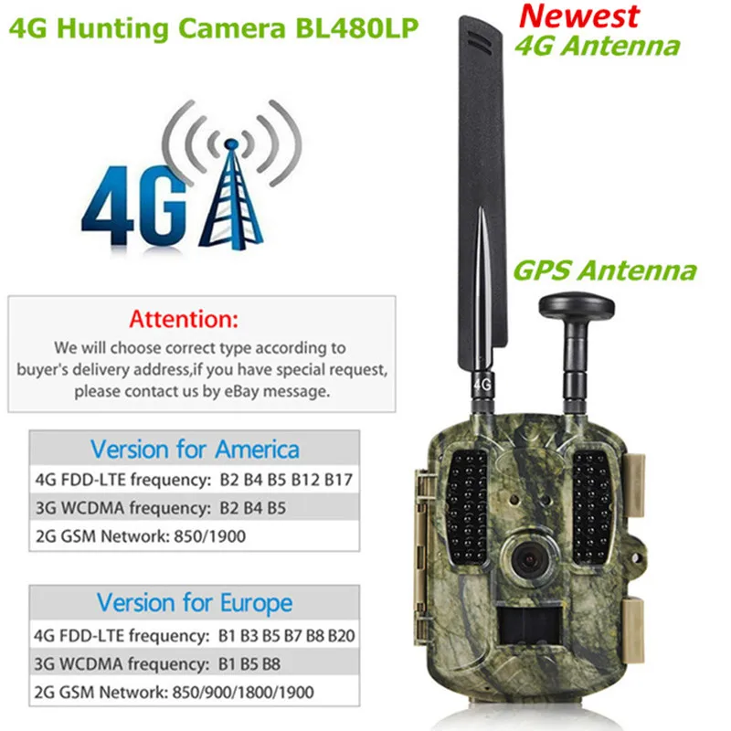 

4G Hunting camera GPS FTP Camera trail Email with 4G Hunting Wildlife camera support MMS GPRS GSM Photo traps 4G Night vision
