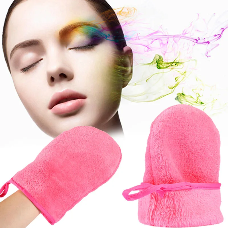 2018 New Soft Makeup Remove Glove Portable To Carry Makeup Remover