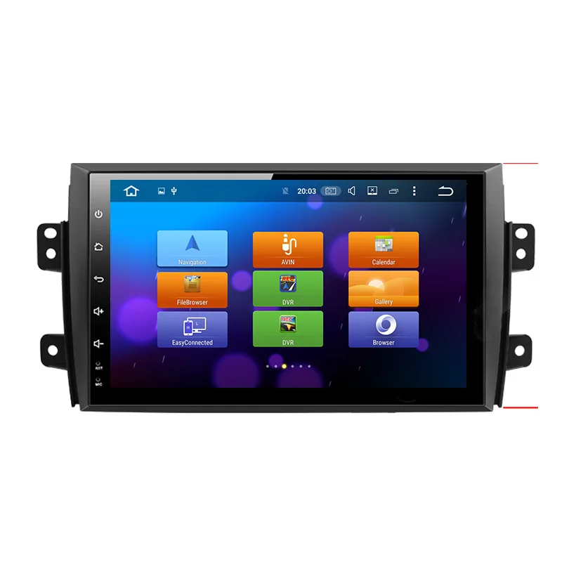 Discount Lenvio 4GB+32G Android 8.0 CAR DVD multimedia Player For Suzuki SX4 2006 2007 2008 2009 2010 2011 2012 Auto radio GPS Navigation 3
