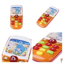 1 шт. Мини милый детский, для мобильного телефона телефон развивающие игрушки, музыкальный инструмент для детского электронного телефона музыкальная игрушка