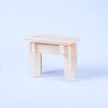 1 Набор = 34 шт Деревянный Кукольный дом кукольная мебель Миниатюрные модели головоломки DIY набор аксессуаров