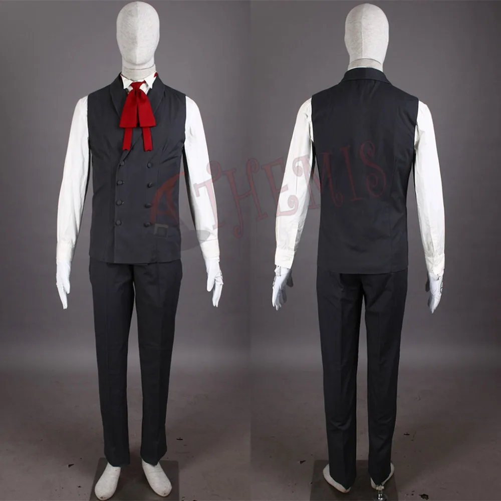 Athemis New Vampire Hunter Cosplay Hellsing Alucard Costumes Cool Man Suit and High Cotton Content Long Coat  Best Outfits