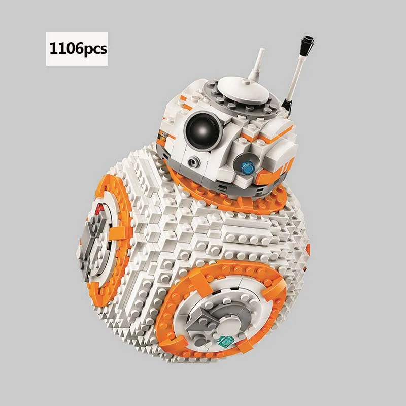 

1106pcs Star Wars series BB8 robot Building Blocks For children toys gifts compatible legoings 75187