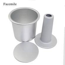 Круглая пищевая форма для торта Оловянная кастрюля, Противень из углеродистой стали, антипригарная посуда для выпечки, инструмент-4 дюйма