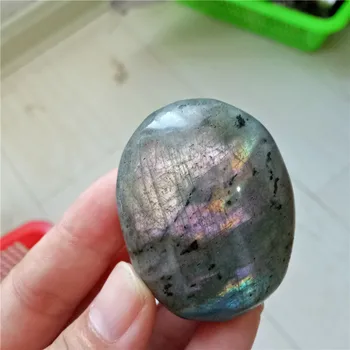 

Natural Crystal labradorite Gemstone Ornament Polished Quartz Labradorite Handicraft Fish Tank Decorating Stone Healing Stone