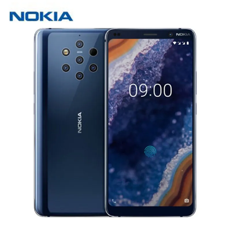 Смартфон Nokia 9 PureView 4G 5,99 дюймов Android 9 Pie Snapdragon 845 Восьмиядерный 6 ГБ ОЗУ 128 Гб ПЗУ 5x12,0 задняя камера 3320 мАч