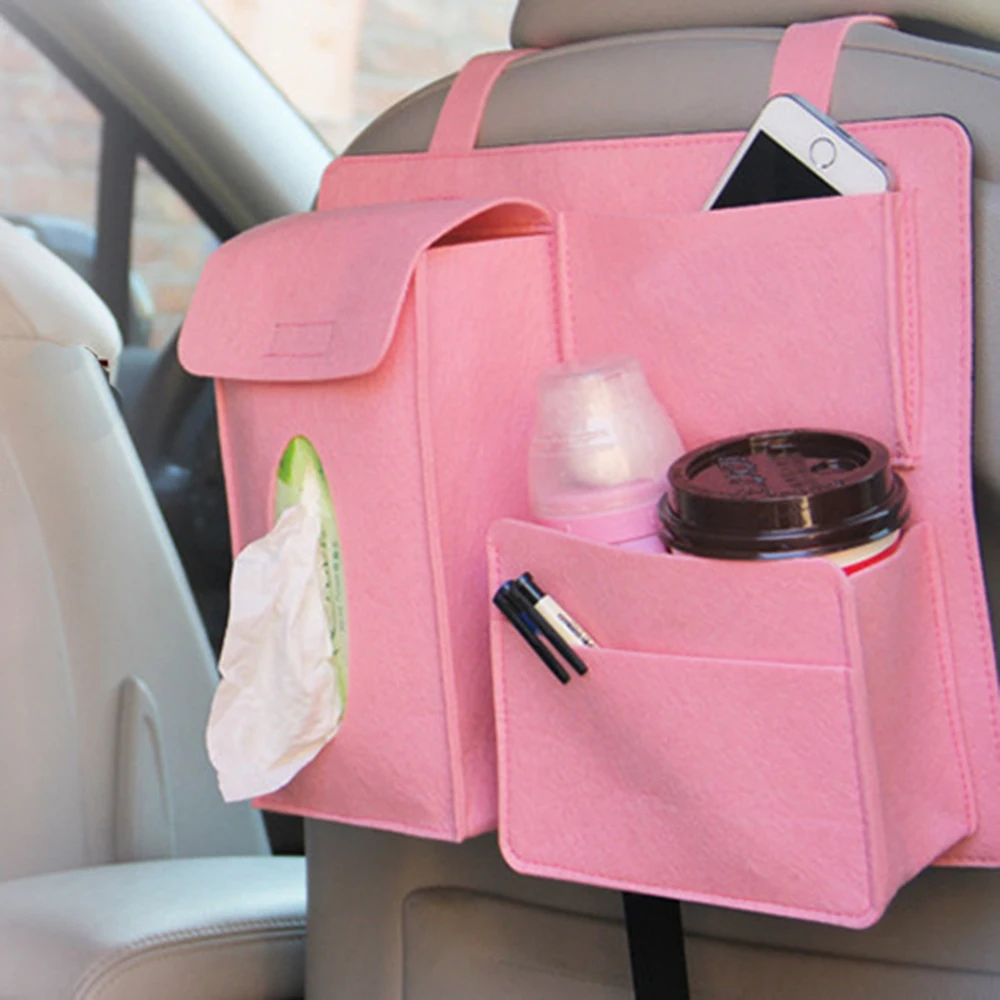 Car Seat Back Storage Bag Multifunction Hanging Bags Car Safety Seat Storage Box Multi pockets