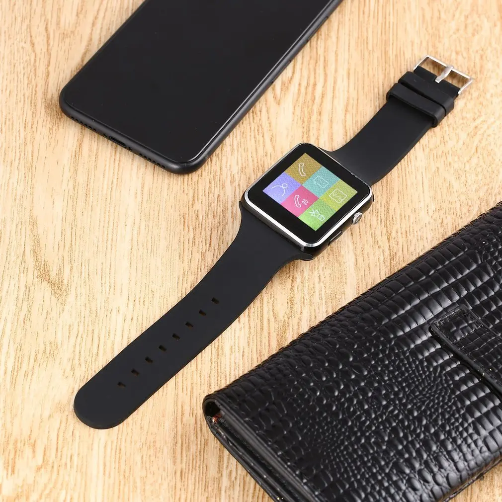 Мужские часы умные Bluetooth телефон X6 наручные для IOS Android с камерой 2018 новинка Montre