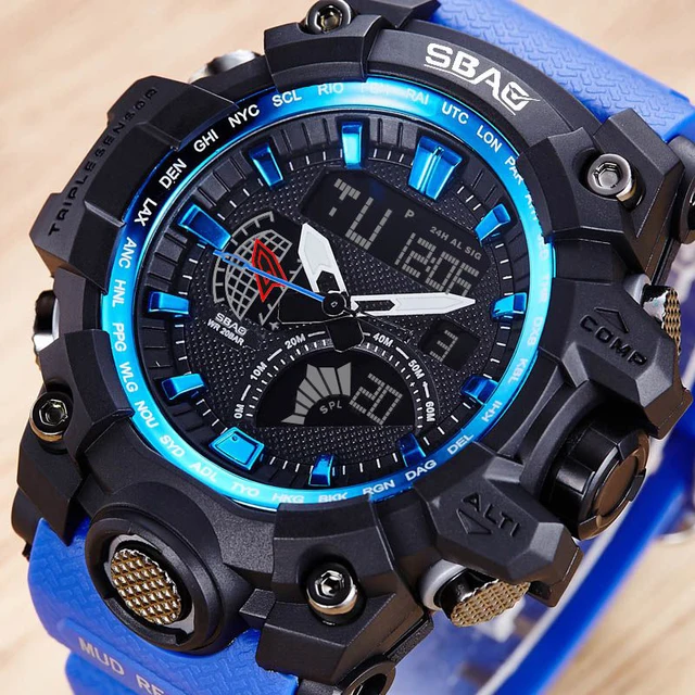 Fashion Sport Super Cool Men's Quartz Digital Watch Men Sports Watches