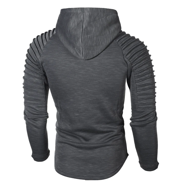  DIMUSI Brand Fashion Mens Hoodies Men Solid Color Hooded Slim Sweatshirt Mens Hoodie Hip Hop Hoodie