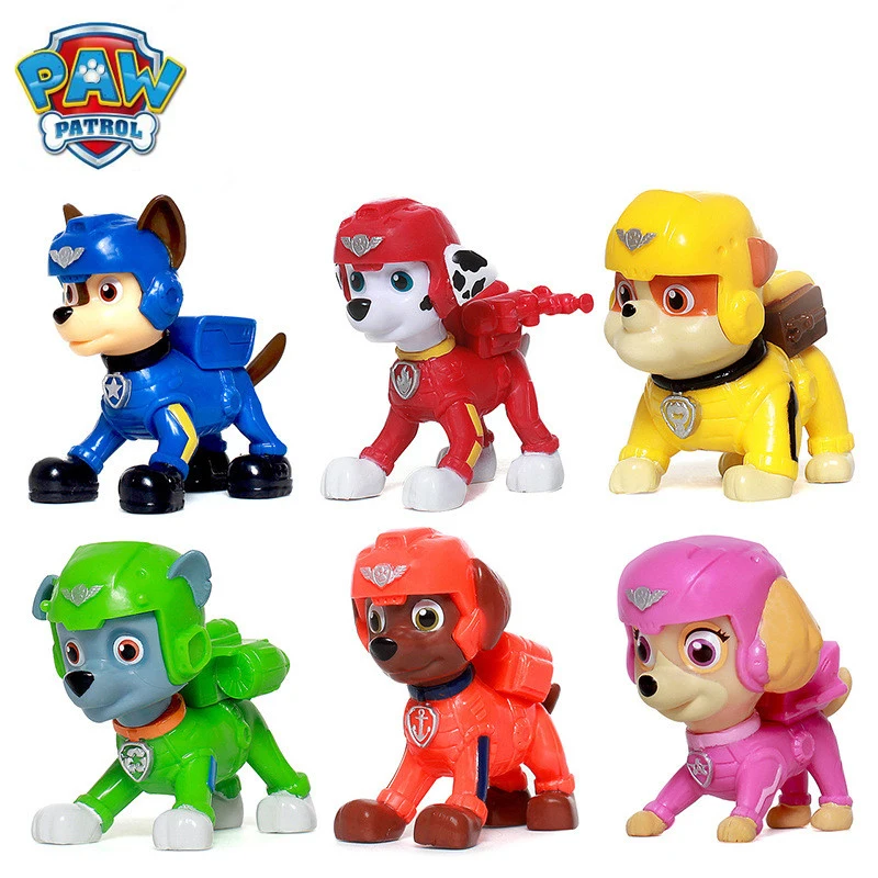 Genuine Paw Patrol Doll Action Figure Puppy Patrol Space rescue Patrulla Canina kids Juguetes anniversaire Birthday Gift Toy