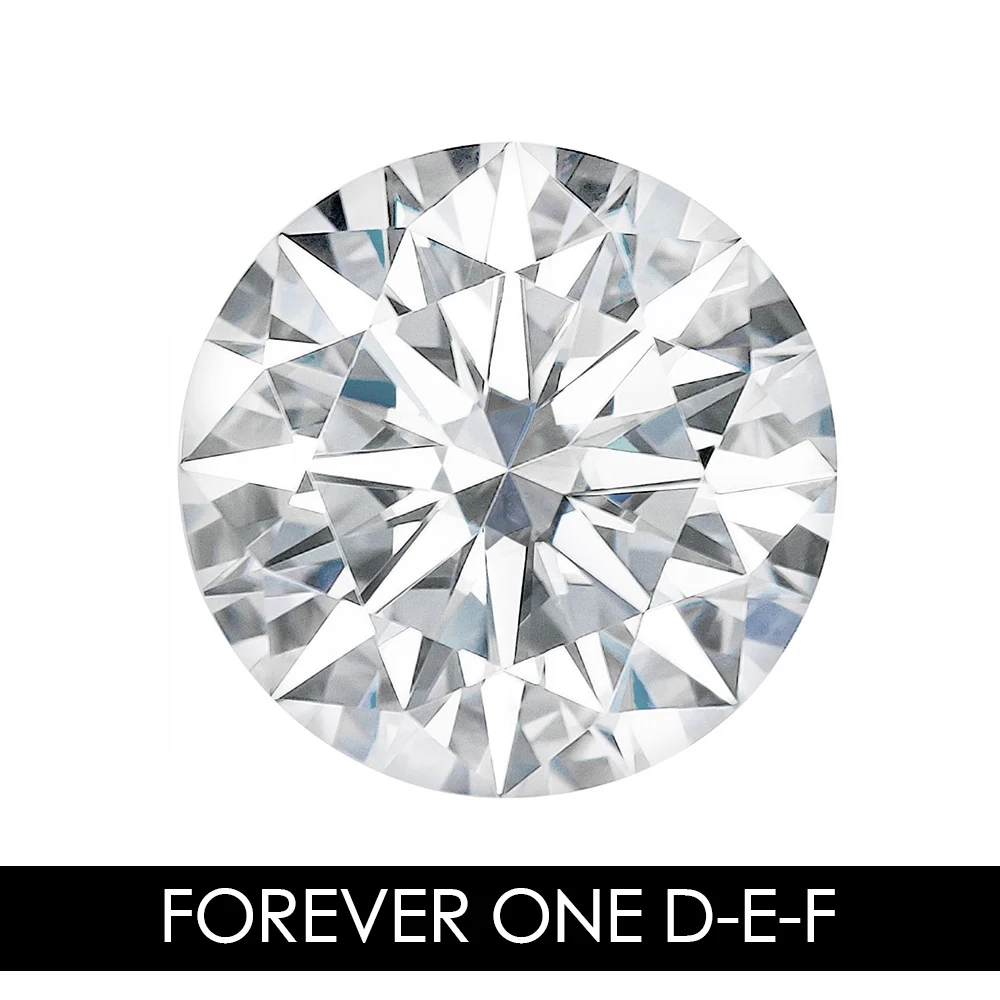

10.0mm 3.6 CARAT 58 Facets Round Moissanites Loose Gemstone G-H-I Color Charles & Colvard USA Created Moissanites