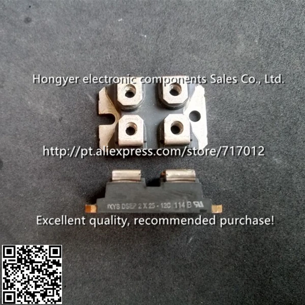 

Free Shipping DSEP2X25-12C SOT-227 SCR:2*25A-1200V,Can directly buy or contact the seller.3PCS/LOT