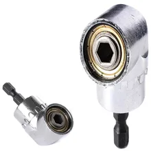 105 градусов угол 6 мм Расширение шестигранное сверло отвертка патрон-адаптер регулируемые биты насадки отвертка под прямым углом