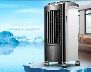 

Electric fan cooling fan humidification single cold home dormitory mobile water cooling fan remote control
