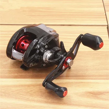

Fishing Bait Casting Reel Water Drop Wheel Line Roller Right Hand Lure Reels Magnetic Brake 6+1BB 12 Gear
