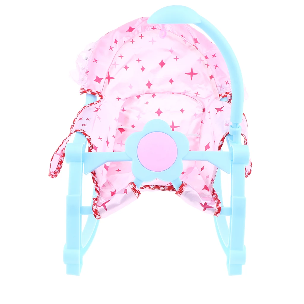 Mini Baby Toddler Rocking Chair Realistic Baby Rockers Assembly Furniture Playset Kid Simulation Nursing Furniture Playset Toy