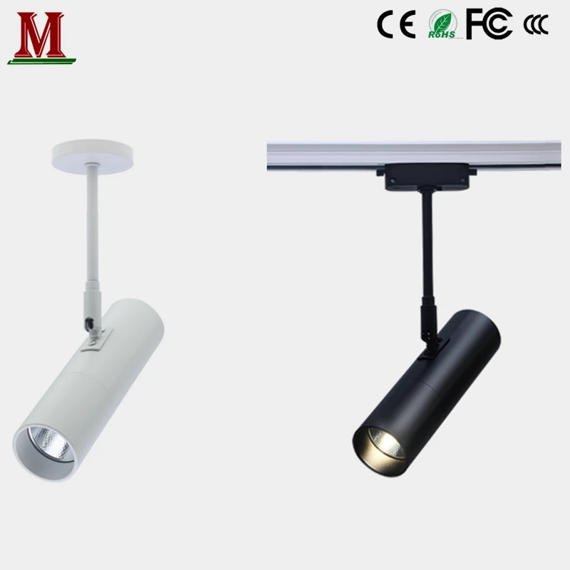 Us 13 69 17 Off Led Track Light 5w7w12w Super Bright Ceiling Spotlight Cob Long Pole Track Spotlight In Ceiling Lights From Lights Lighting On
