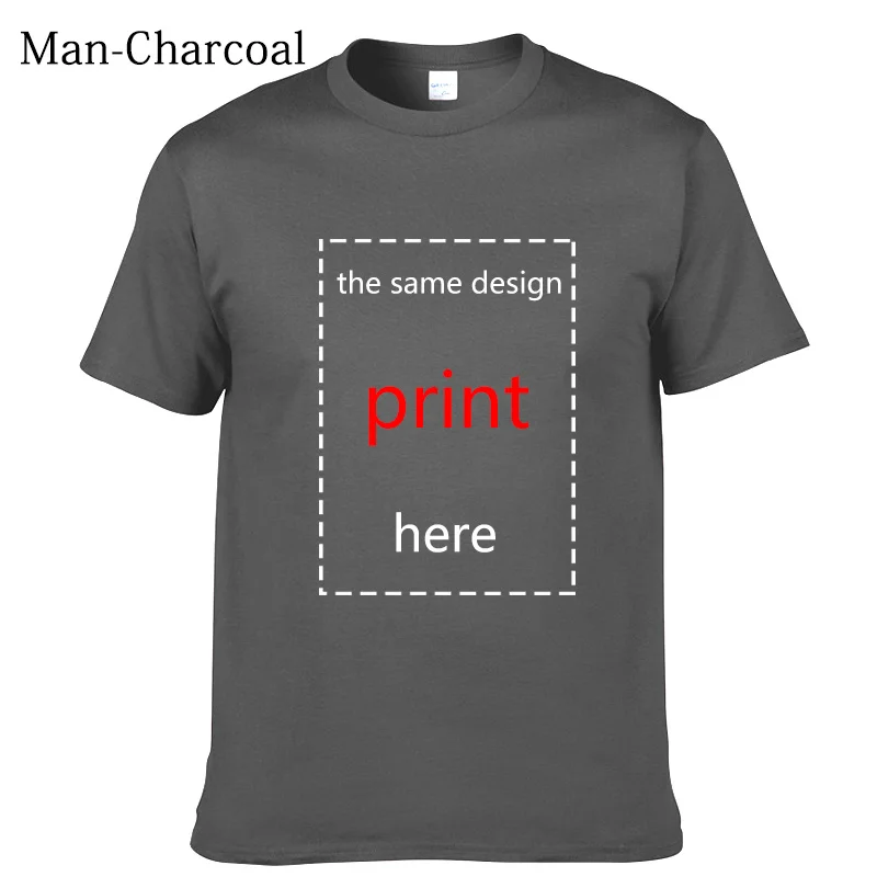 Летняя параноидальная Мужская футболка женская хлопковая футболка с коротким рукавом Забавные футболки с принтом - Цвет: Men-Charcoal