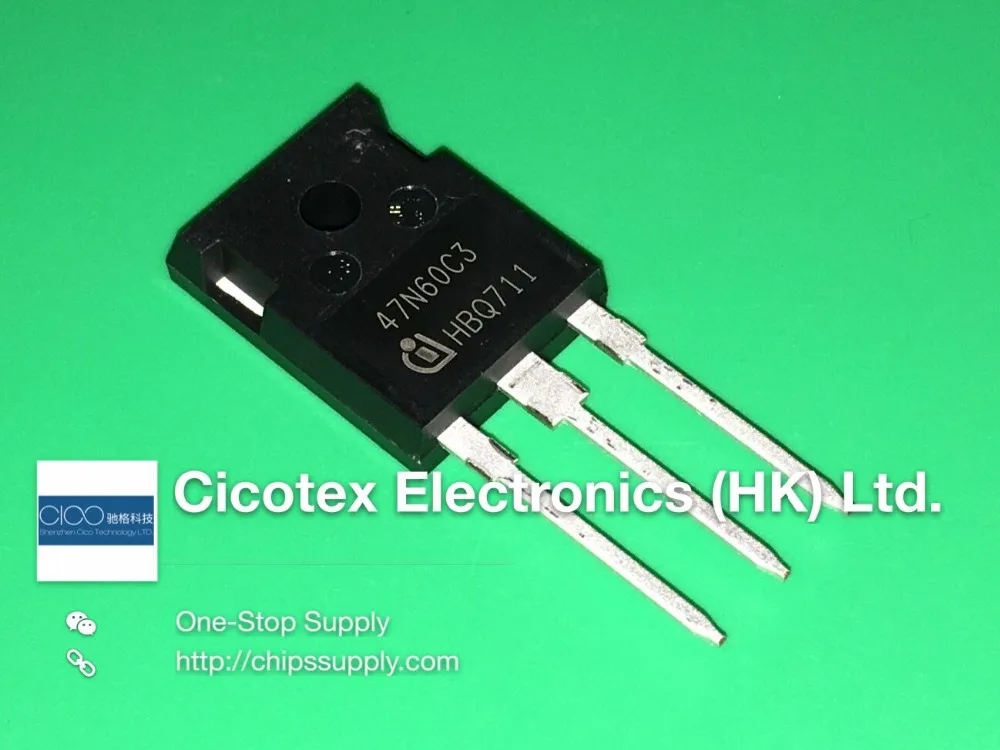 2 шт./лот SPW47N60C3 TO247-3 MOSFET N-CH 650 V 47A к-247 47N60C3