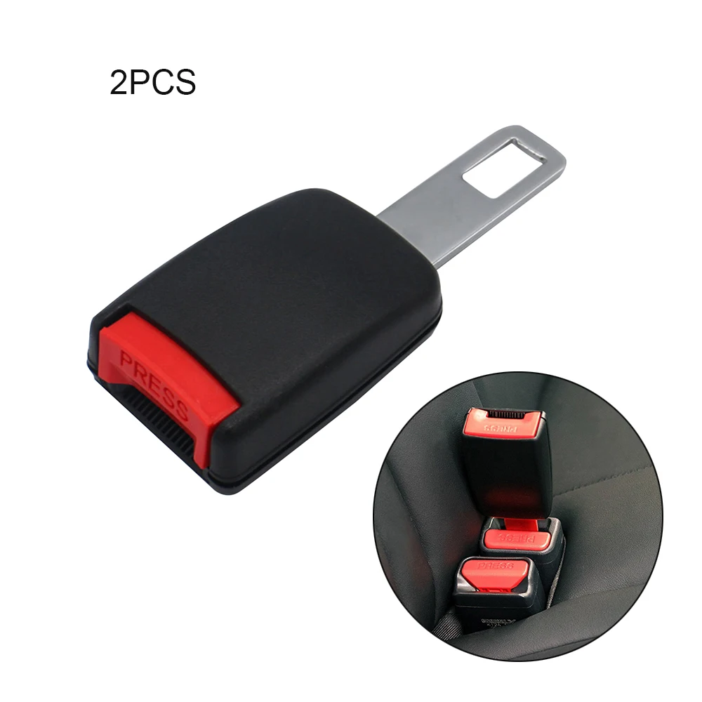 

2PCS Universal Car Truck Van SUV Safety Belt Buckle Seat Belt Clip Adjuster Car Seat Belts Buckles Extender Extension