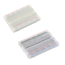 1 шт. качественная мини-Хлебная доска/макетная доска 8,5 см x 5,5 см 400 отверстия прозрачный/белый DIY