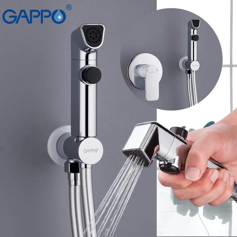 

GAPPO white Bidet Faucets washer mixer tap bidet tap enema shower head wall mount muslim sprayer faucet
