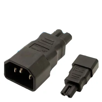 

2PCS Universal Power Adapter IEC 320 C14 to C7 Adapter Converter C7 to C14 AC Power Plug Socket 3 Pin 2 Pin IEC320 Adapter