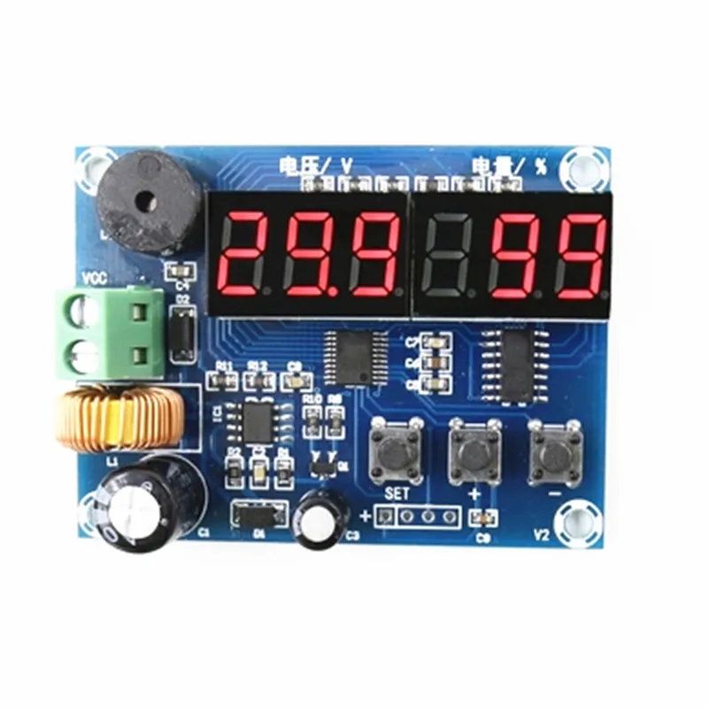 

DC-DC Adjustable Power Supply Module LM2596 voltage regulator module with voltage meter display